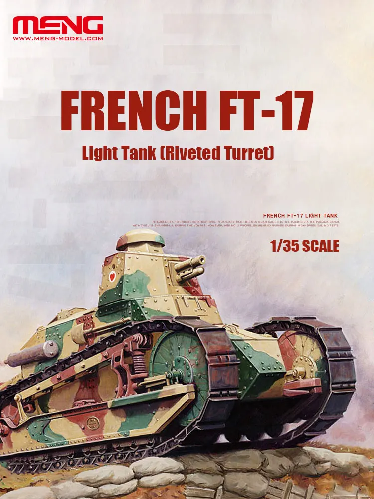Model Kit History - MENG Kit de modelo ensamblado TS-011French