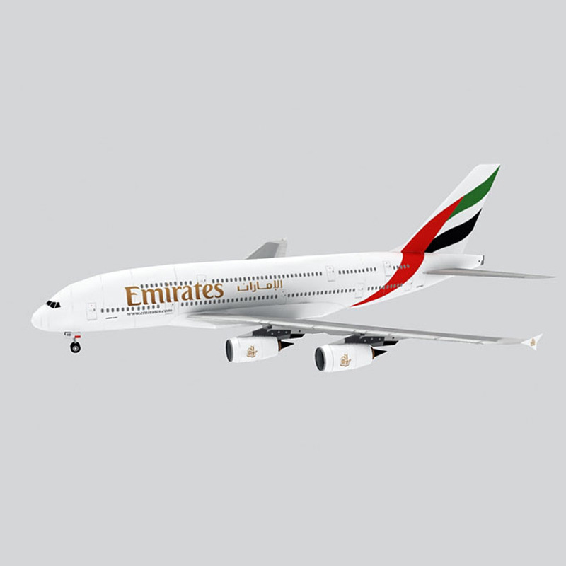 Model Kit Singapore - Avión de pasajeros Airbus A380, modelo