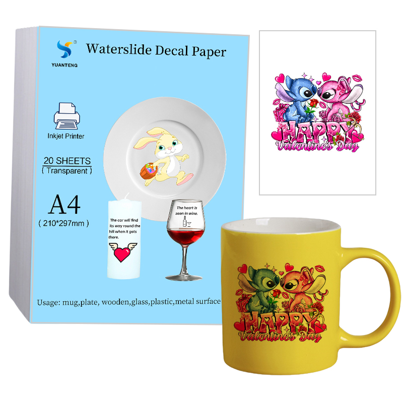 Waterslide Decal Paper - Papel de transferencia de agua con