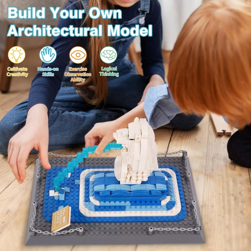 Model Kit Singapore - Kit de Construcción de la Estatua