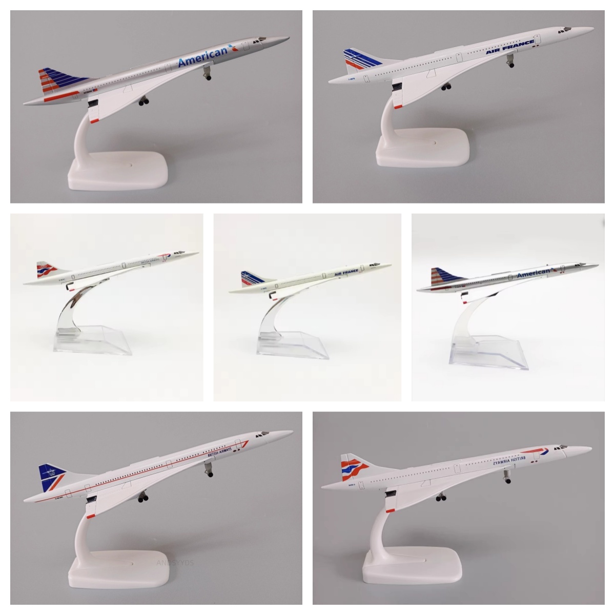 Model Kit Singapore - Modelo de Avión Concorde de 16/20