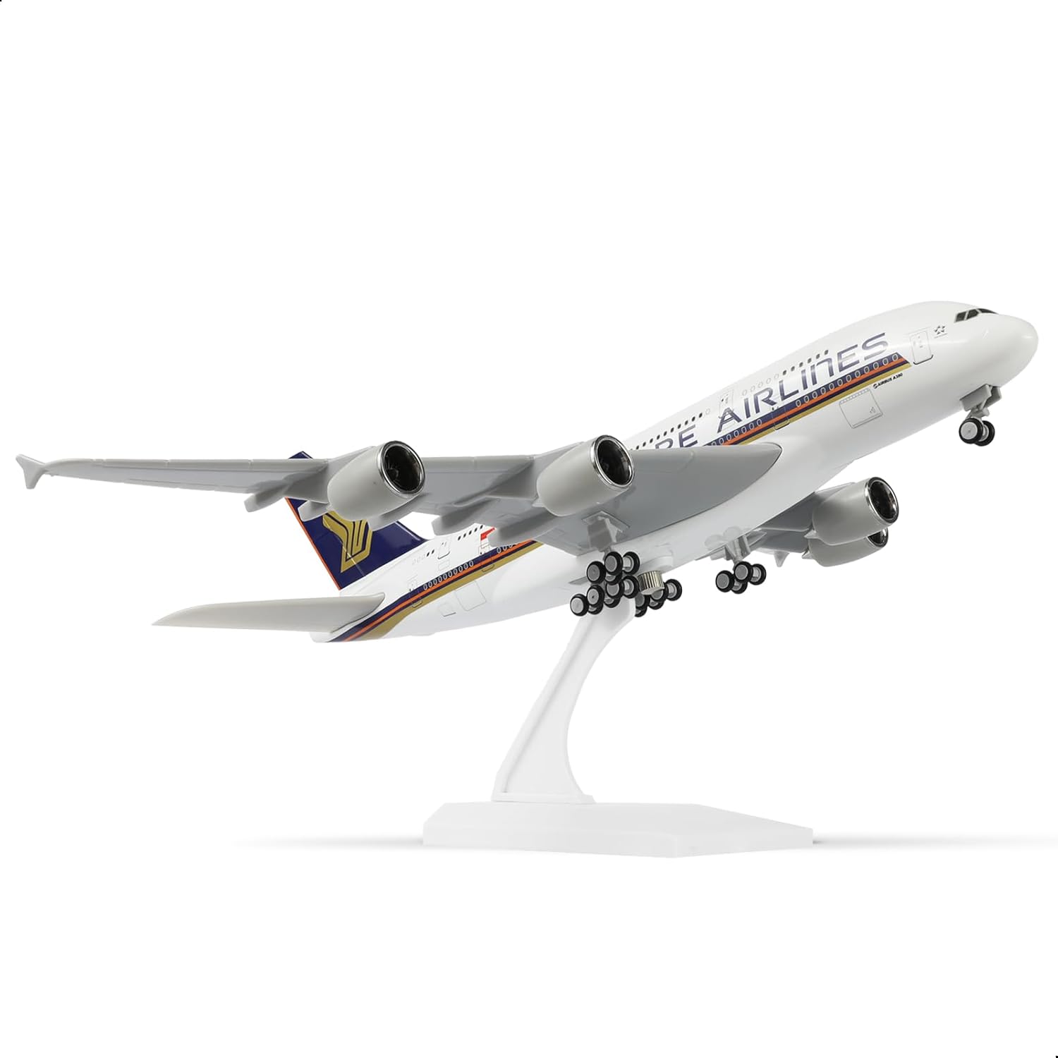 Model Kit Singapore - Modelo de Avión A380 de Singapur
