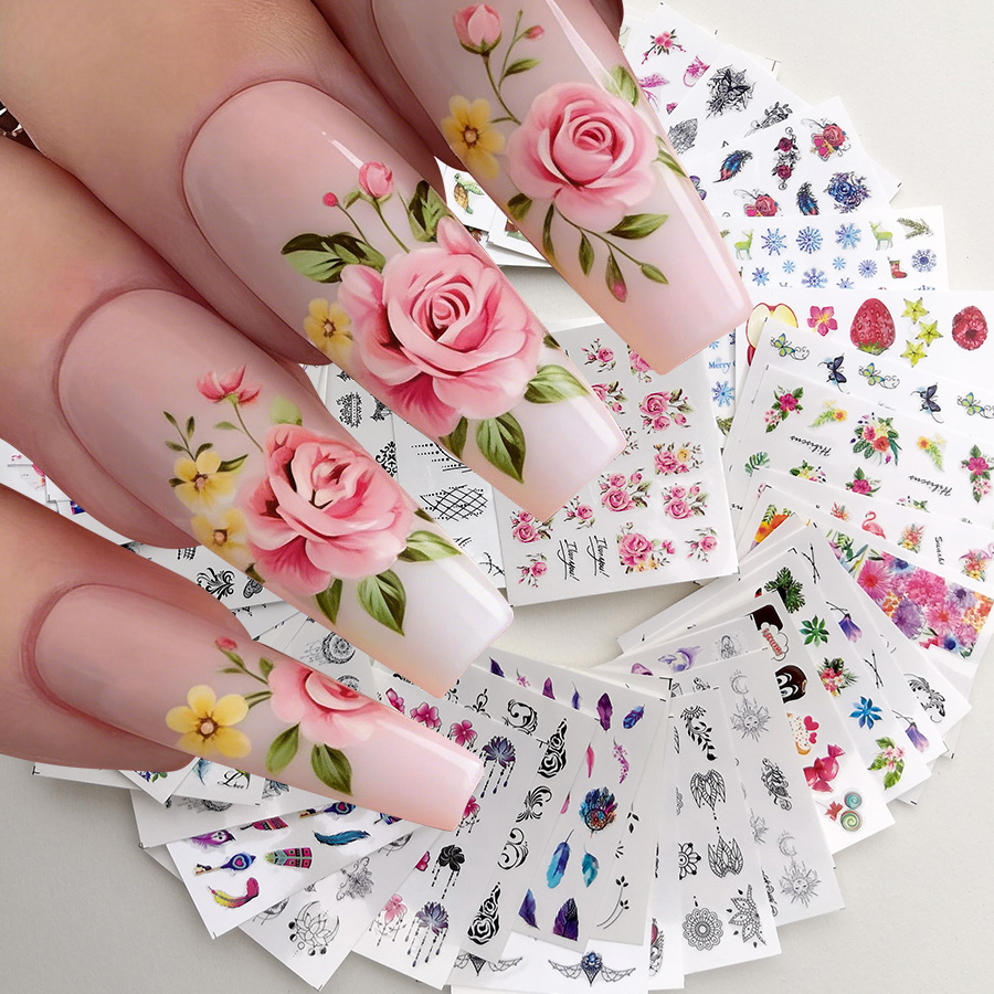 Waterslide Decal Paper - 48 piezas de pegatinas para decoración