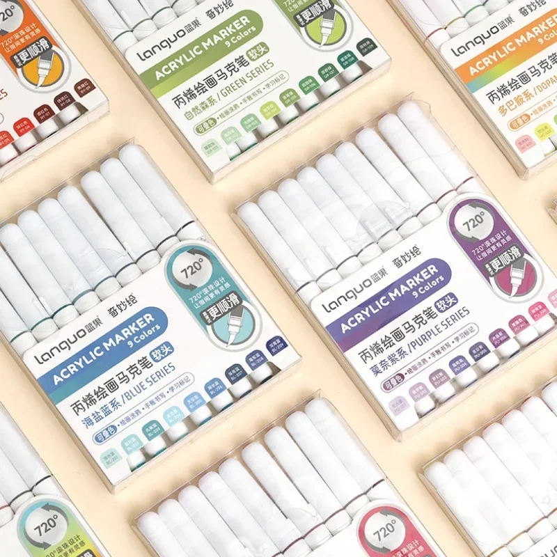 Model Kit Markers - LANGUO-bolígrafos de pintura acrílica líquida directa,