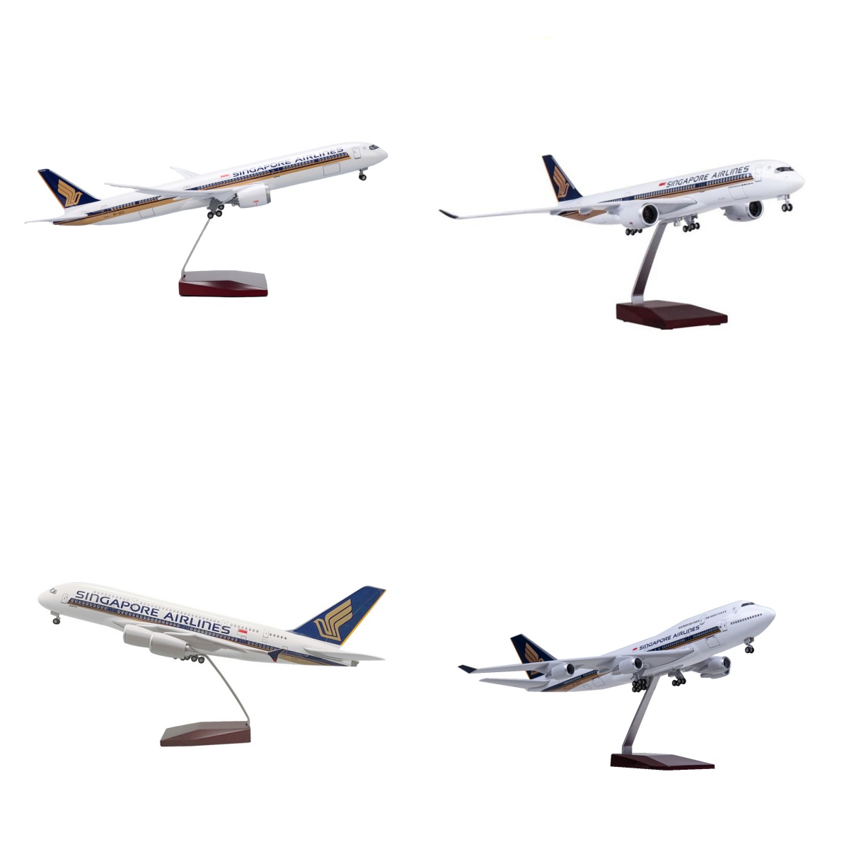 Model Kit Singapore - Modelo de avión de 47 cm
