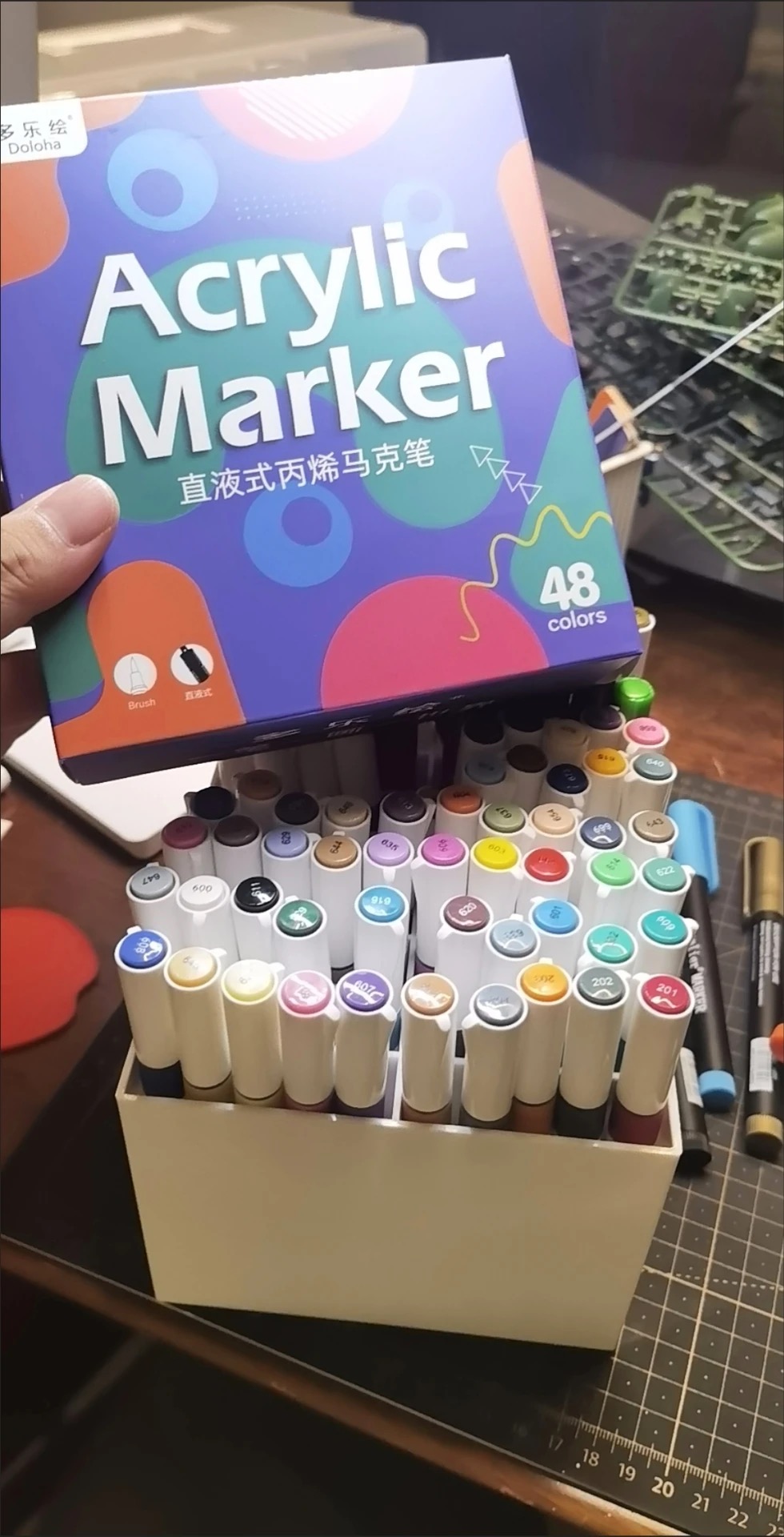 Model Kit Markers - DOLOHA Doloha - Juego de 60