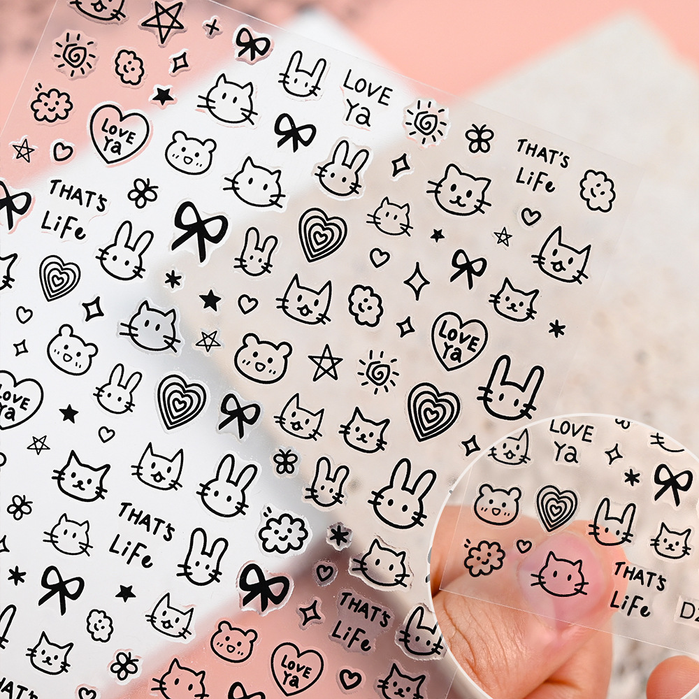 6/12 pegatinas de gato negro p - Waterslide Decal Paper reseña y precio