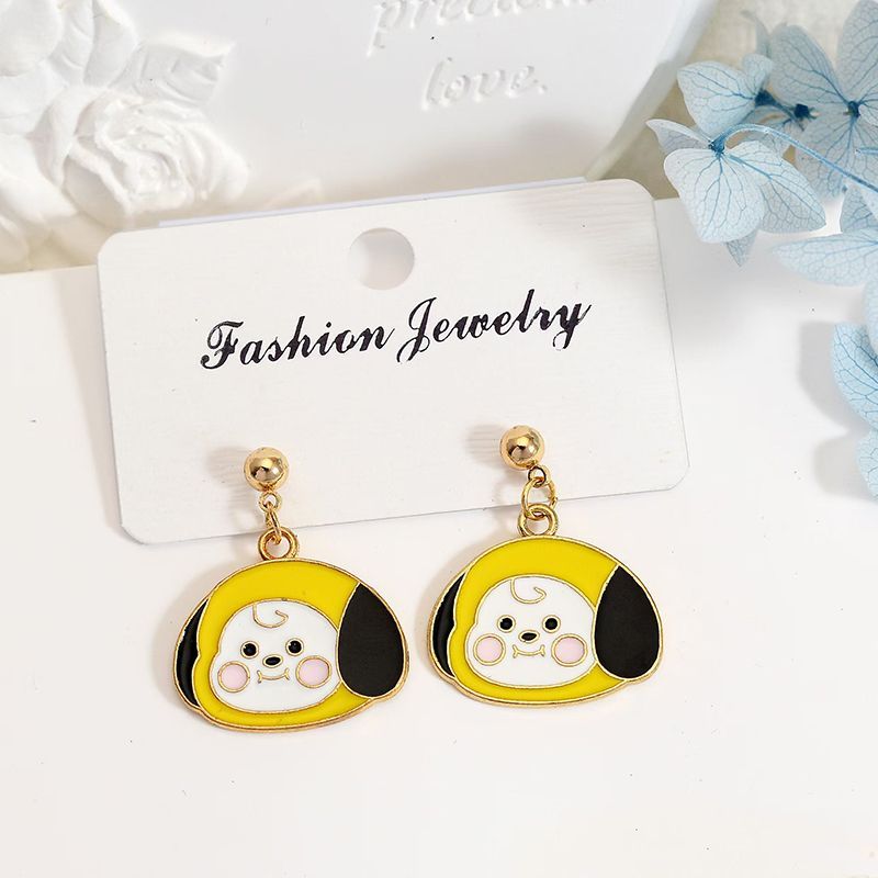 Pendientes BT21 Chimmy Tata Ko - Model Kit Girls reseña y precio