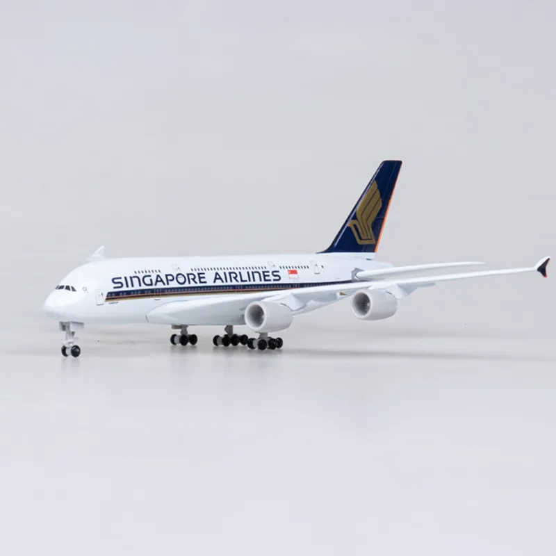 Avión de línea de Metal modelo - Model Kit Singapore reseña y precio