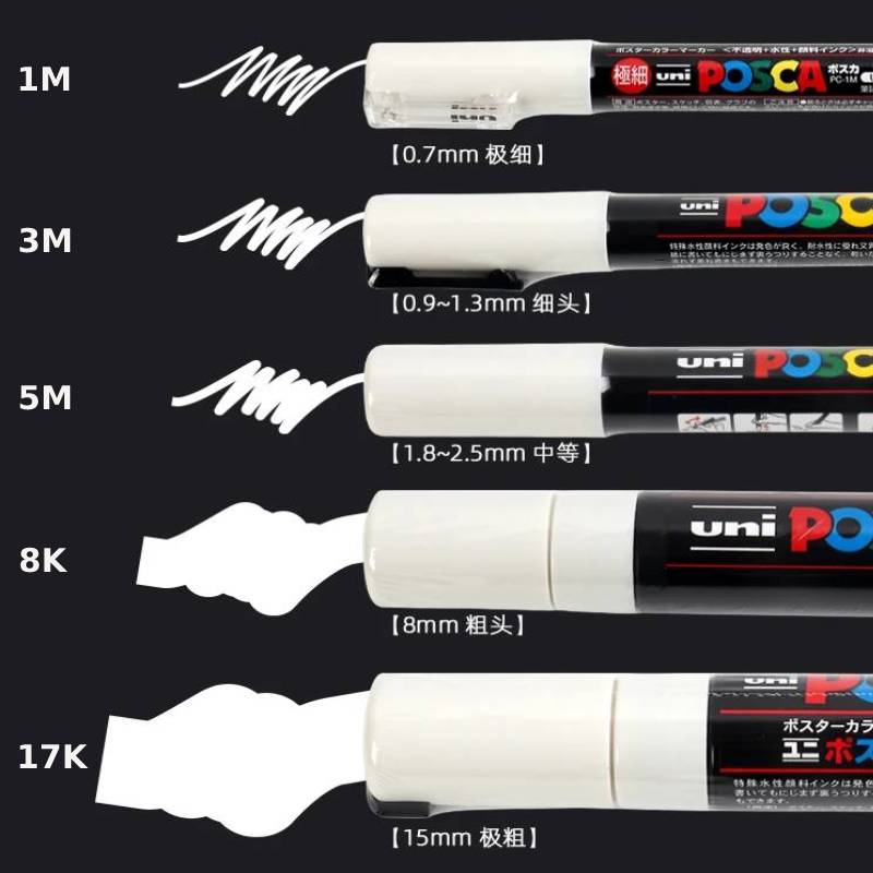 Pincel marcador blanco Posca,  - Model Kit Markers reseña y precio