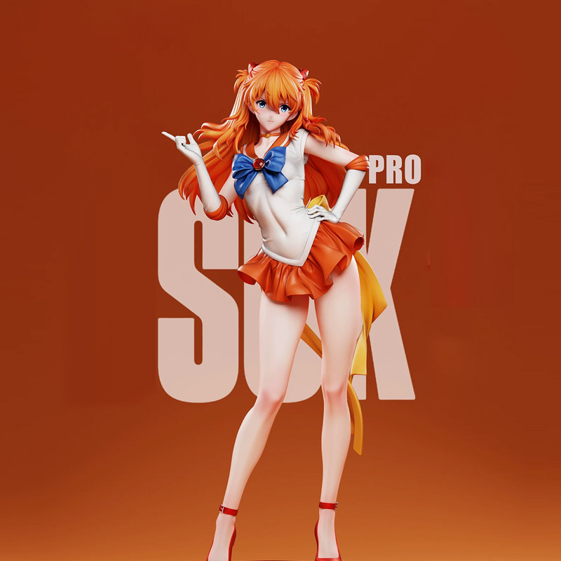 Figura de Anime de Asuka Langl - Model Kit Aoshima reseña y precio