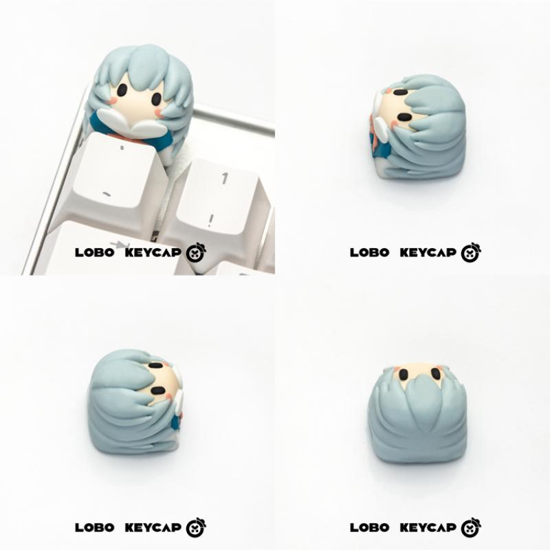 Evangelion Keycap Anime Kawaii - Model Kit Aoshima reseña y precio