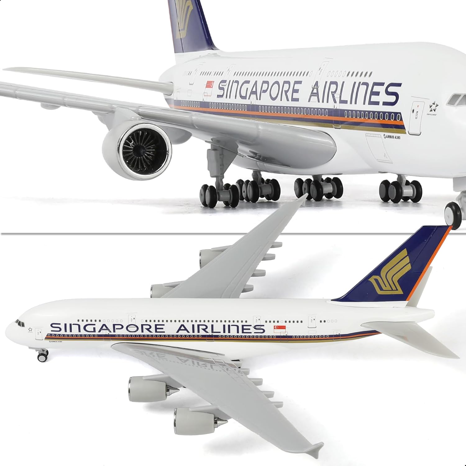 Modelo de Avión A380 de Singap - Model Kit Singapore reseña y precio
