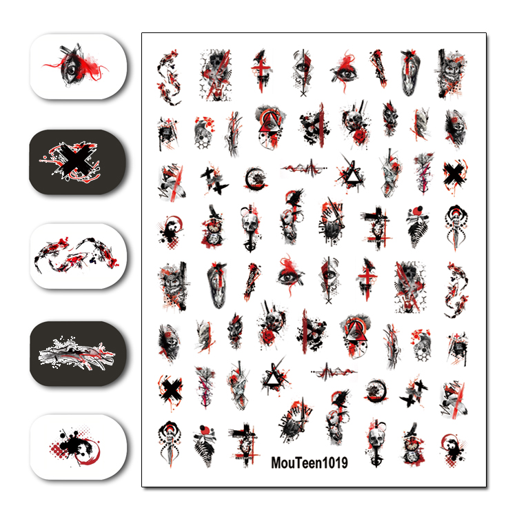 Mouteen-pegatina de Graffiti d - Waterslide Decal Paper reseña y precio