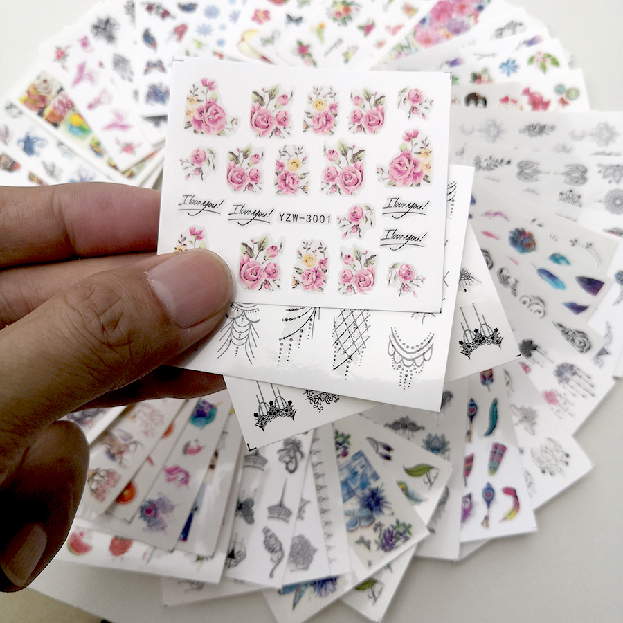 48 piezas de pegatinas para de - Waterslide Decal Paper reseña y precio