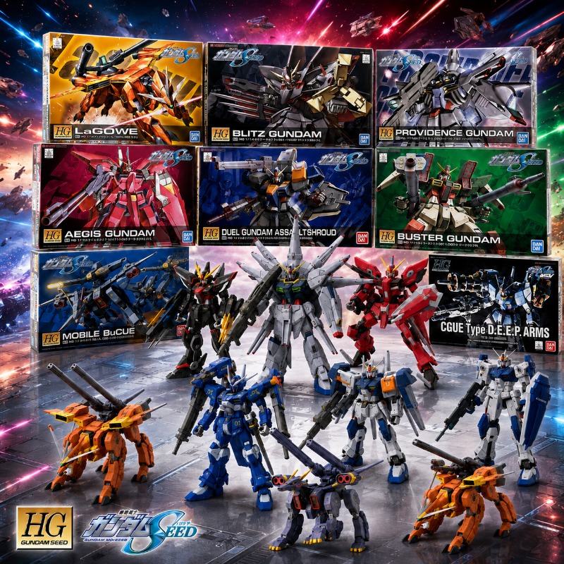Bandai HG SEED 1/144 Blitz Aeg - Model Kit Non Gundam reseña y precio
