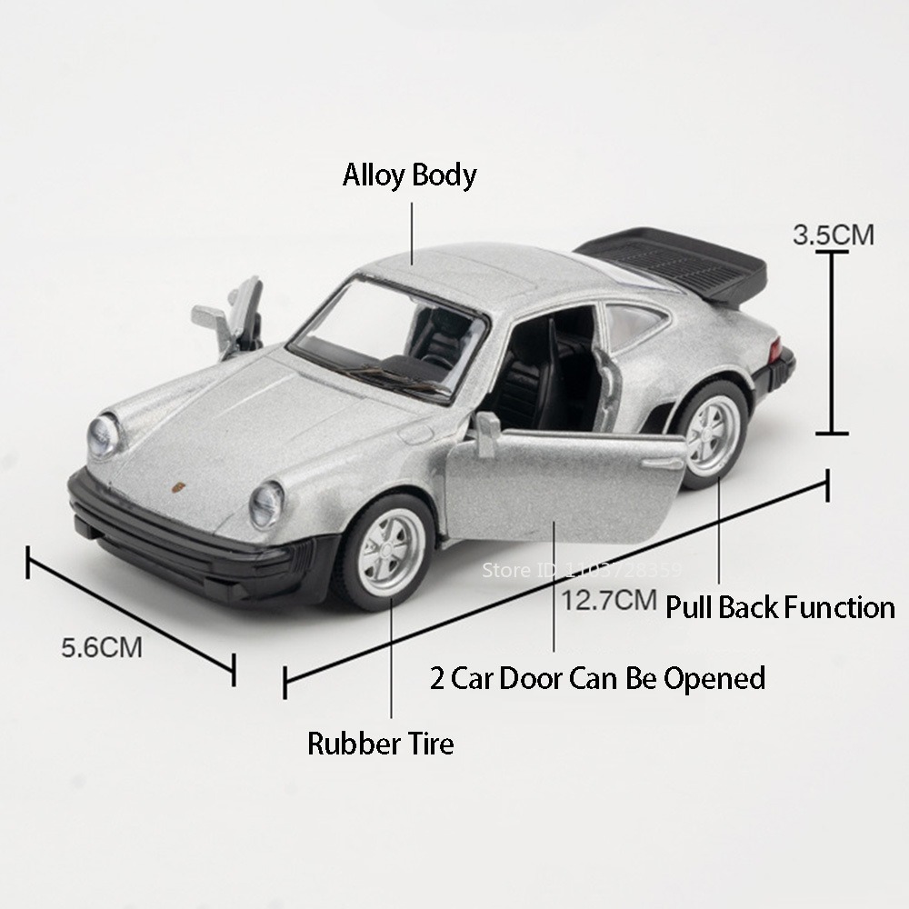 1:36 Porsche 911 Turbo 1978 mo - Model Kit Ae86 reseña y precio