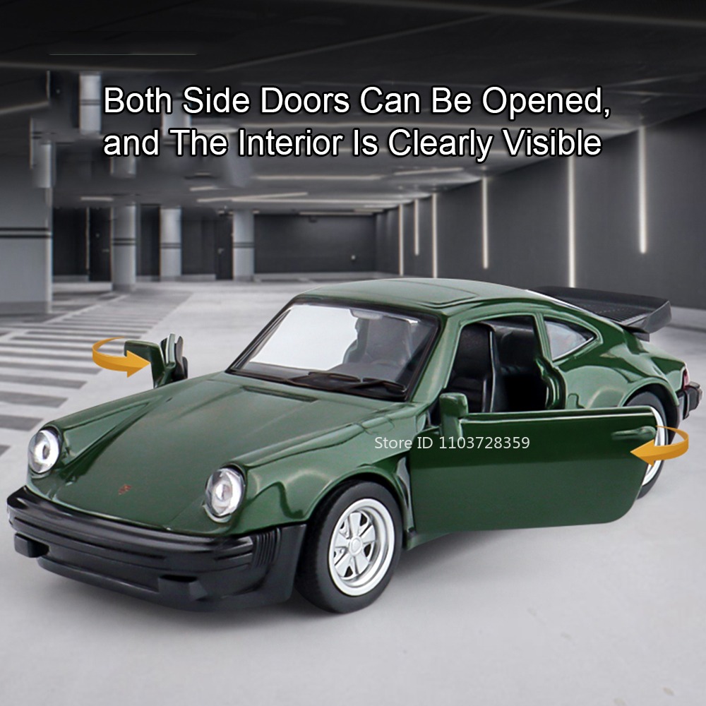 1:36 Porsche 911 Turbo 1978 mo - Model Kit Ae86 reseña y precio