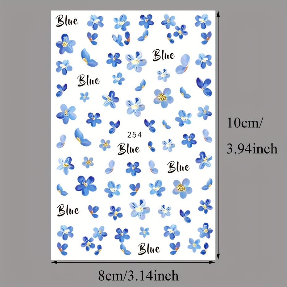 2 uds. De pegatinas 3D de flor - Waterslide Decal Paper reseña y precio