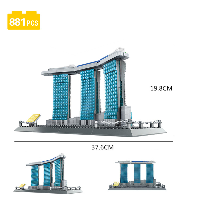 Bloques de Construcción Creati - Model Kit Singapore reseña y precio