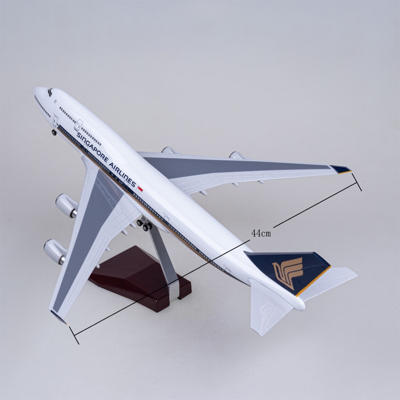 Modelo de avión B747-400 de Si - Model Kit Singapore reseña y precio