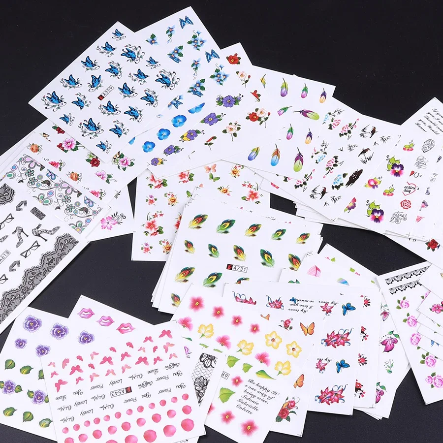 50 Pegatinas para Uñas con Dis - Waterslide Decal Paper reseña y precio