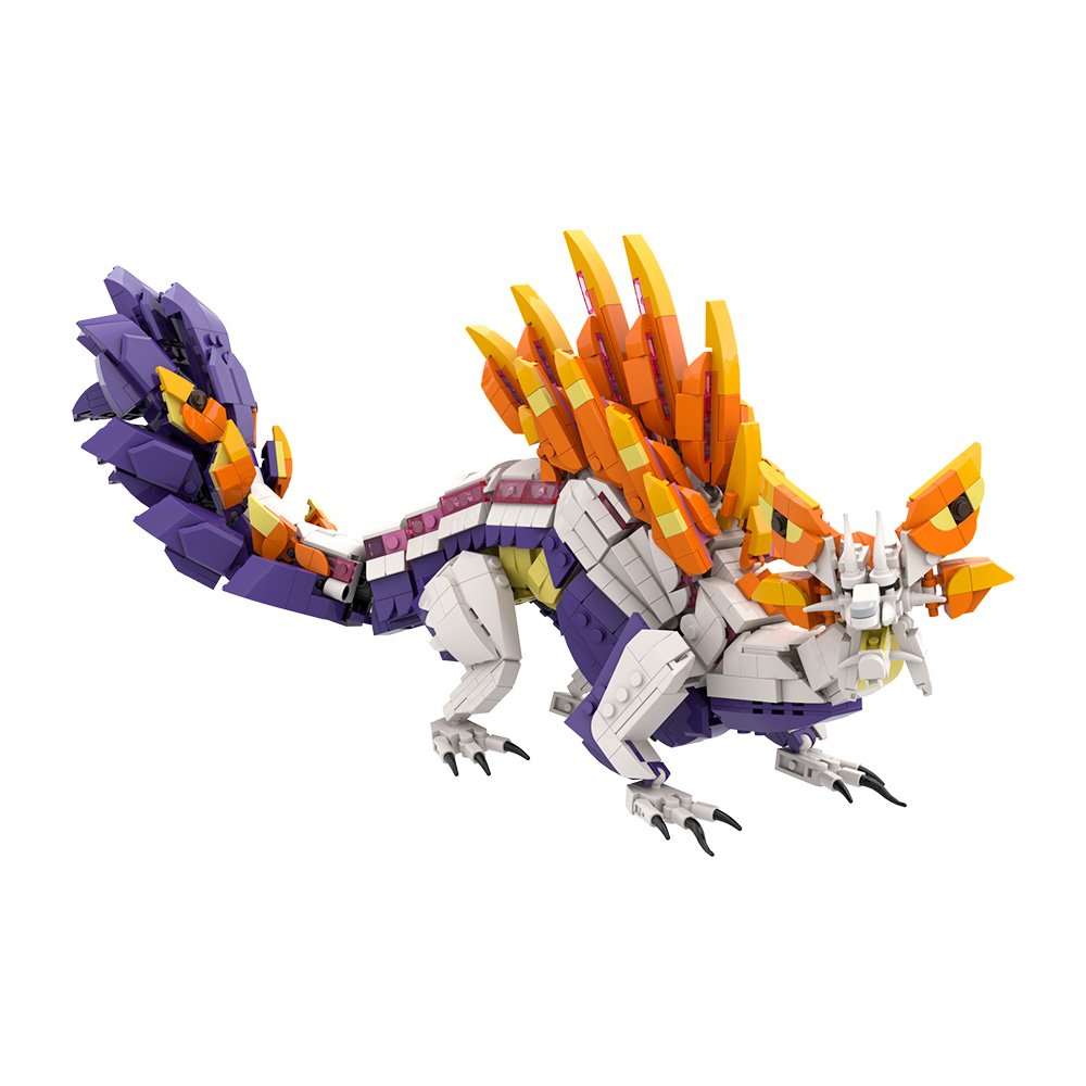 Juegos populares MOC Monster H - Model Kit Dragon reseña y precio