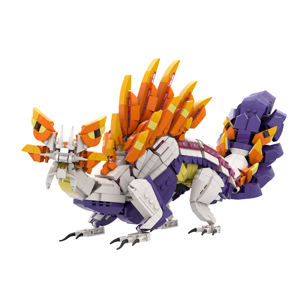 Juegos populares MOC Monster H - Model Kit Dragon reseña y precio