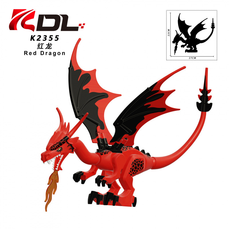 Figura de dragón rojo y dragón - Model Kit Dragon reseña y precio
