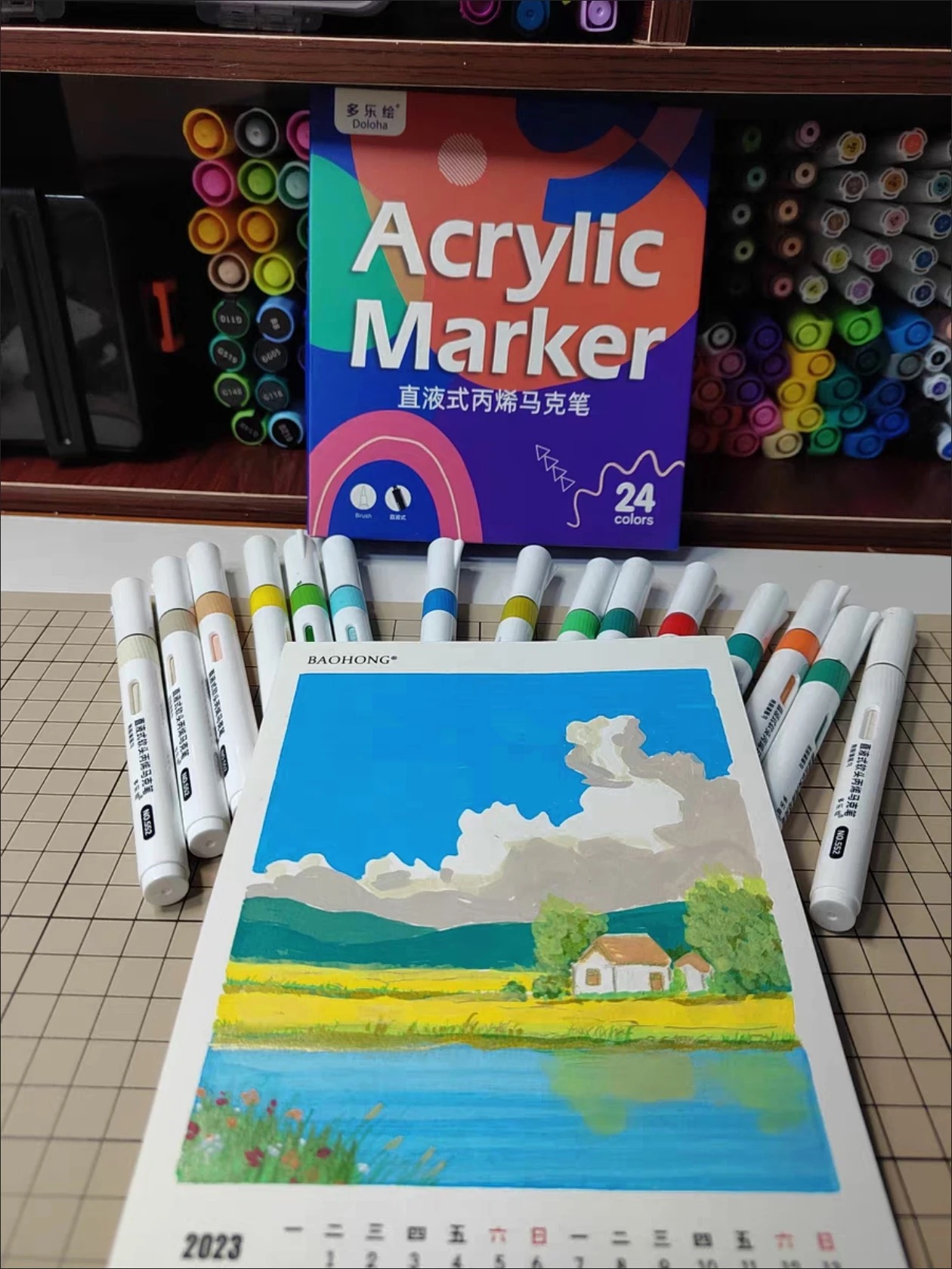 DOLOHA Doloha - Juego de 60 Ro - Model Kit Markers reseña y precio